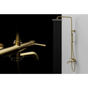 Душевая стойка Raiber Graceful RPG-006 матовое золото