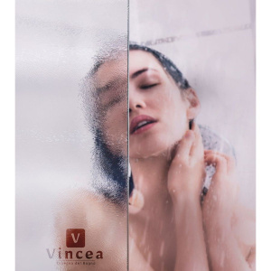 Душевая дверь в нишу Vincea Garda VDS-1G150CH 150 см, профиль хром, стекло шиншилла