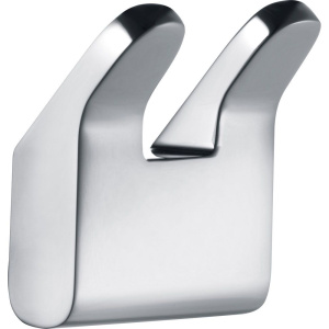 Набор Keuco Collection Moll Полка Collection Moll 12757 хром, белая + Крючок Collection Moll 12713 хром, двойной