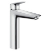 Комплект Смеситель Hansgrohe Logis 71091000 без донного клапана + Раковина Duravit D-code 0338490000 встраиваемая