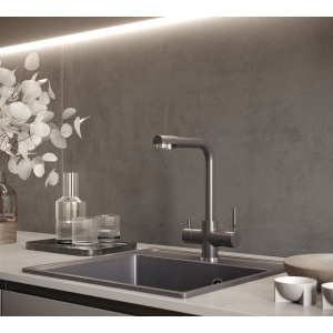 Смеситель для кухни Domaci Солерно UQ-016-08 космос