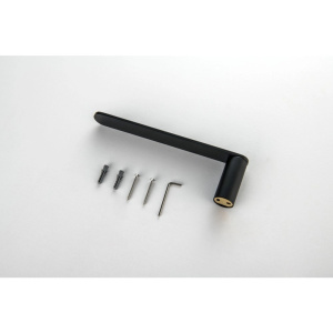 Полотенцедержатель Aquatek Лира AQ4419MB черный