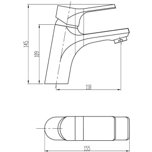 Смеситель для раковины ESKO Eiger EG 26