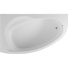 Акриловая ванна STWORKI Молде L 170x100 см, угловая, с каркасом, асимметричная