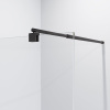 Душевая перегородка Niagara Nova NG-683-90 BLACK 90x195 профиль черный, стекло прозрачное