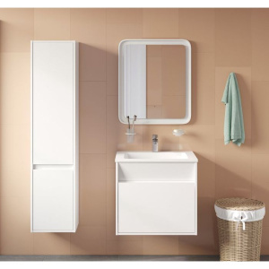 Купить Тумба с раковиной IDDIS Esper 60 подвесная, белая в Москве с доставкой Тумба с раковиной IDDIS Esper 60 подвесная, белая