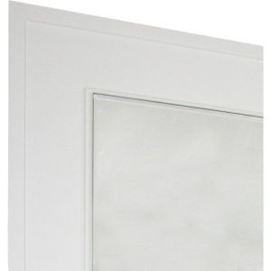 Зеркало La Fenice Cubo 80х60, белое матовое