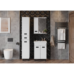 Тумба с раковиной Onika Балтика Black 60.11