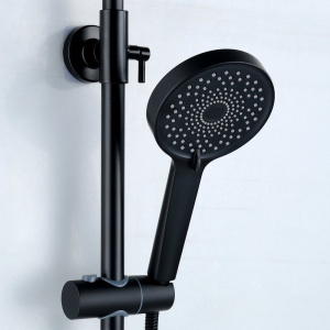 Купить Душевая лейка BOND Circle B01-9788 черная матовая в Москве с доставкой Душевая лейка BOND Circle B01-9788 черная матовая