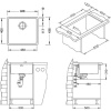 Мойка кухонная Alveus Kombino 40