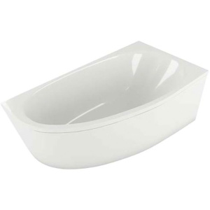 Акриловая ванна Акватек Дива R 150x90 см, с каркасом, асимметричная