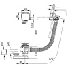 Слив-перелив для ванны Ravak X01438