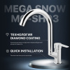 Купить Комплект Мойка кухонная Practik PR-M 475-002 слоновая кость + Смеситель MEGA Snow MG-SH03 хром в Москве с доставкой Комплект Мойка кухонная Practik PR-M 475-002 слоновая кость + Смеситель MEGA Snow MG-SH03 хром