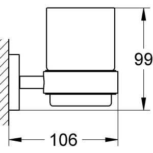 Купить Стакан Grohe Essentials 40447001 в Москве с доставкой Стакан Grohe Essentials 40447001
