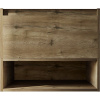 Тумба с раковиной STWORKI Карлстад 60 дуб рустикальный, роверелла, с отверстием под смеситель в столешнице