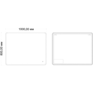 Зеркало Art&Max Parma 100х80