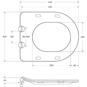 Унитаз подвесной BelBagno Amanda BB051CHR безободковый, крышка BB051-2SC с микролифтом