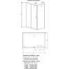 Душевой уголок Radaway Premium Plus DWJ+S 140x75 прозрачное стекло