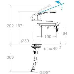 Смеситель Ramonsoler New Fly 570211 хром