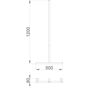 Купить Поручень Nofer Santorini 16344.B хром в Москве с доставкой Поручень Nofer Santorini 16344.B хром