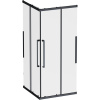 Душевой уголок AM.PM Func W84G-403-9090-BТ 90х90 см, профиль черный матовый