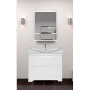 Тумба с раковиной Misty Элвис 85 белая