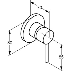 Купить Смеситель для душа Kludi Bozz 389253976 черный в Москве с доставкой Смеситель для душа Kludi Bozz 389253976 черный