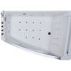 Акриловая ванна Orans BT-65109 R 170x120 см, угловая, с гидромассажем, с каркасом, со сливом-переливом, с подголовником, для двоих, асимметричная