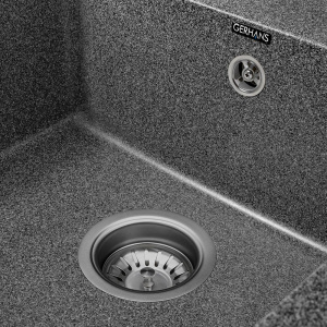 Купить Мойка кухонная Gerhans B27-24 графит в Москве с доставкой Мойка кухонная Gerhans B27-24 графит