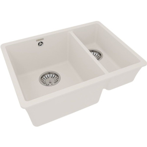 Купить Мойка кухонная Lemark Sinara 550.2-U 9910082 жасмин в Москве с доставкой Мойка кухонная Lemark Sinara 550.2-U 9910082 жасмин