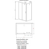 Душевой уголок Radaway Premium Plus DWJ+S 110x75 прозрачное стекло