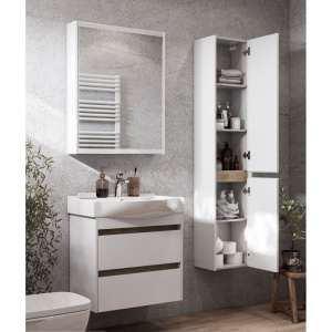 Зеркало-шкаф AQUATON Нортон 65 белый глянец