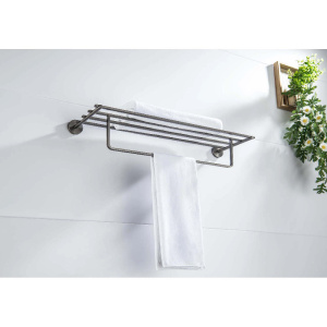 Купить Полка для полотенец Aquatek Бетта AQ4615BGM оружейная сталь в Москве с доставкой Полка для полотенец Aquatek Бетта AQ4615BGM оружейная сталь