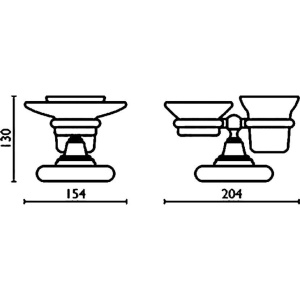 Купить Мыльница Bagno & Associati Canova CA77292 в Москве с доставкой Мыльница Bagno & Associati Canova CA77292