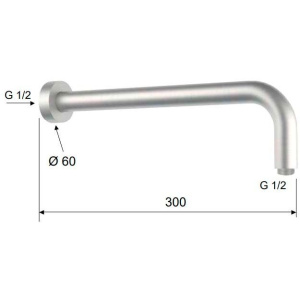 Кронштейн для верхнего душа Remer SS343L30