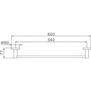 Полотенцедержатель Haiba HB83 01