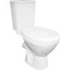 Унитаз-компакт Rosa Соло Люкс белый, с микролифтом