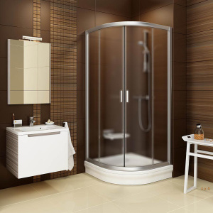 Душевой уголок Ravak Blix BLCP4-80 Grape, профиль сатин