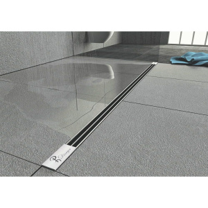 Душевой трап (лоток) Boheme B&T Infinity 80 см, хром