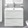 Тумба с раковиной BelBagno Albano 70 подвесная, rovere vintage bianco