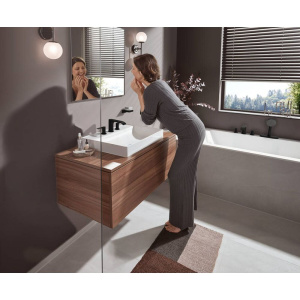 Смеситель на борт ванны Hansgrohe Vivenis 75444670 матовый черный