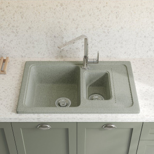 Купить Мойка кухонная Domaci Парма 77-49-251 серая в Москве с доставкой Мойка кухонная Domaci Парма 77-49-251 серая