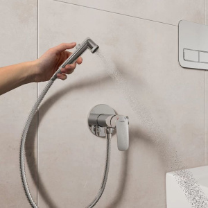Гигиенический душ Milardo Rora RORSBR0M08 со смесителем, С ВНУТРЕННЕЙ ЧАСТЬЮ, хром