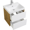Тумба с раковиной AQUATON Сканди 70 дуб рустикальный