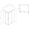 Душевой уголок AM.PM Gem S W93G-404-100280-BT 100х80