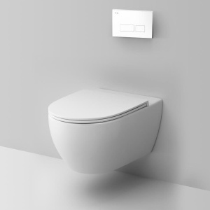 Комплект Унитаз подвесной AM.PM Awe C111700SC с микролифтом + Инсталляция Pro