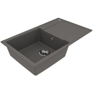 Купить Мойка кухонная Lemark Imandra 840 9910035 серый шелк в Москве с доставкой Мойка кухонная Lemark Imandra 840 9910035 серый шелк