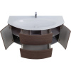 Тумба с раковиной Cezares Eden 120 rovere scuro soft, раковина 82368