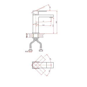 Купить Смеситель D&K Bayern.Liszt DA1512107 матовое золото в Москве с доставкой Смеситель D&K Bayern.Liszt DA1512107 матовое золото
