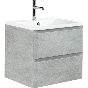 Купить Тумба с раковиной BelBagno Albano 70 подвесная, cemento verona grigio в Москве с доставкой Тумба с раковиной BelBagno Albano 70 подвесная, cemento verona grigio